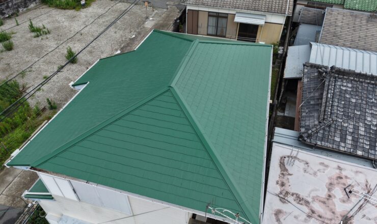 和歌山市　屋根塗装施工事例