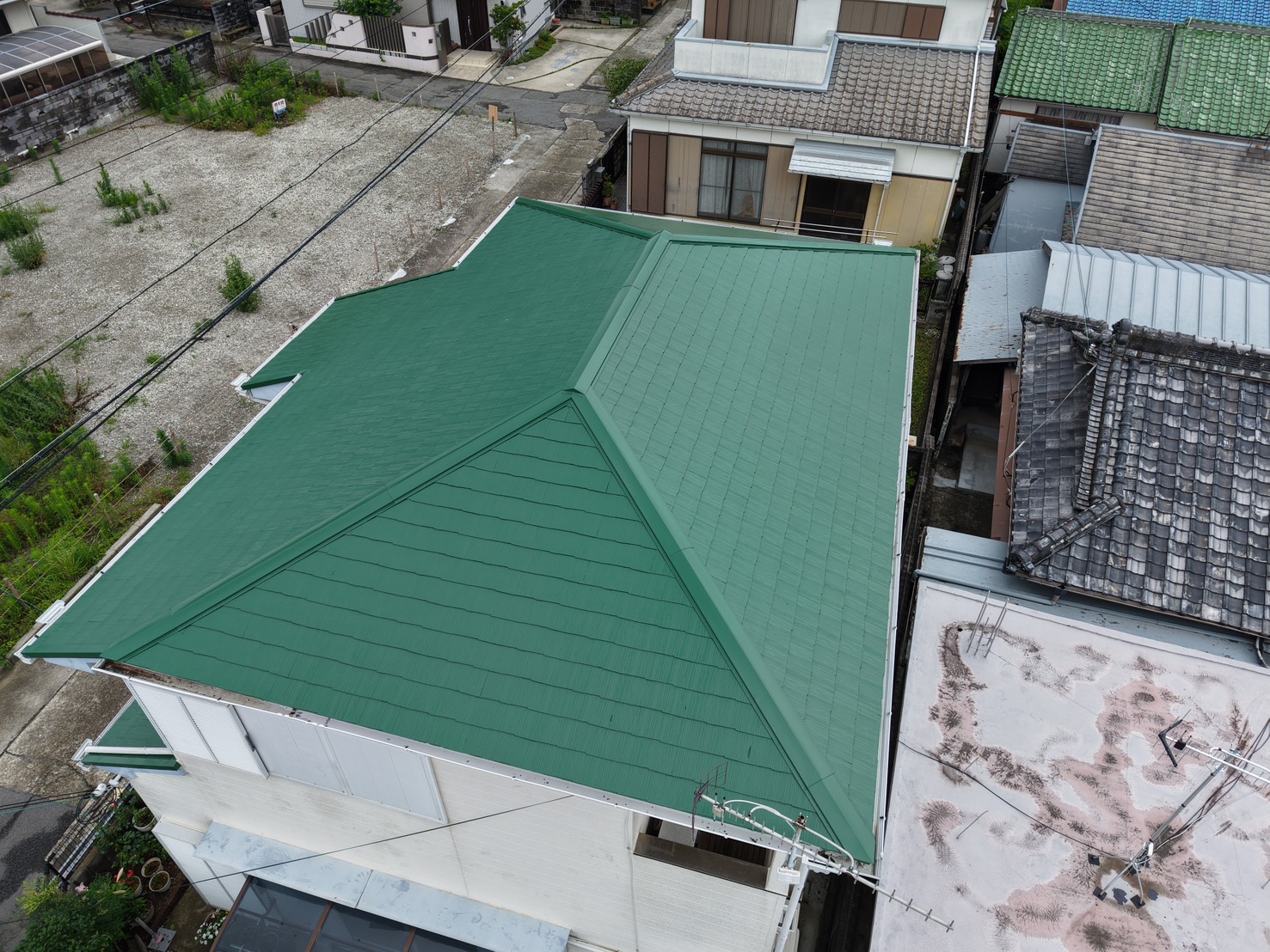 和歌山市　屋根塗装施工事例