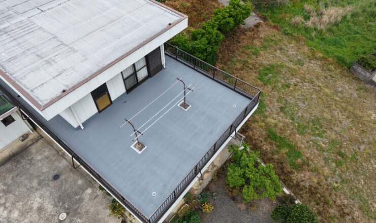 日高郡印南町　防水工事施工事例